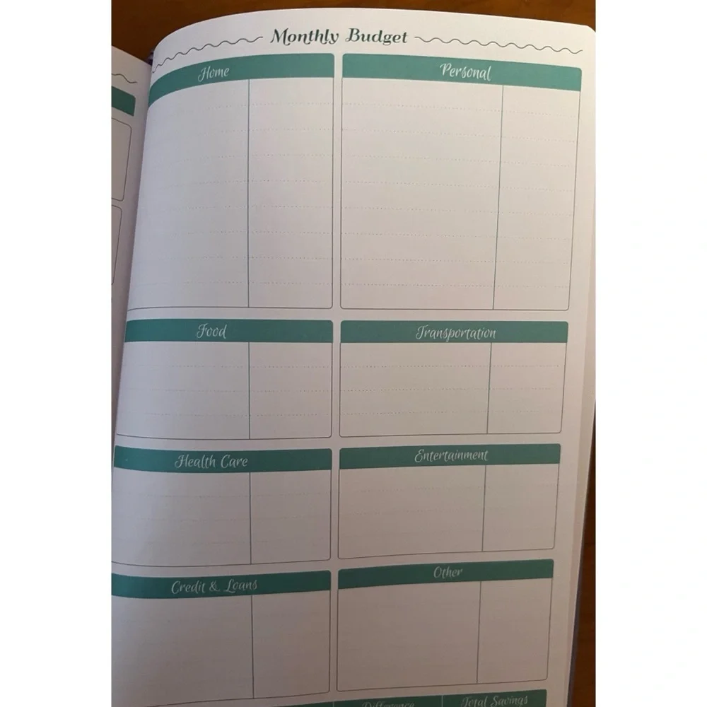Lavender GoGirl Budget Book. Size A5. Expense Tracker, Envelopes, Stickers. New.